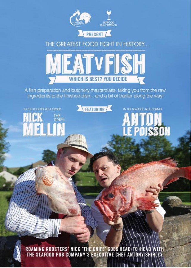 Martin Starkie Photography shoots the Promo shots for Meat v Fish