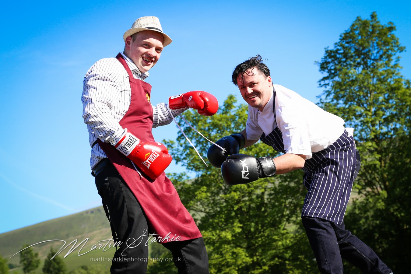 Martin Starkie Photography shoots the Promo shots for Meat v Fish