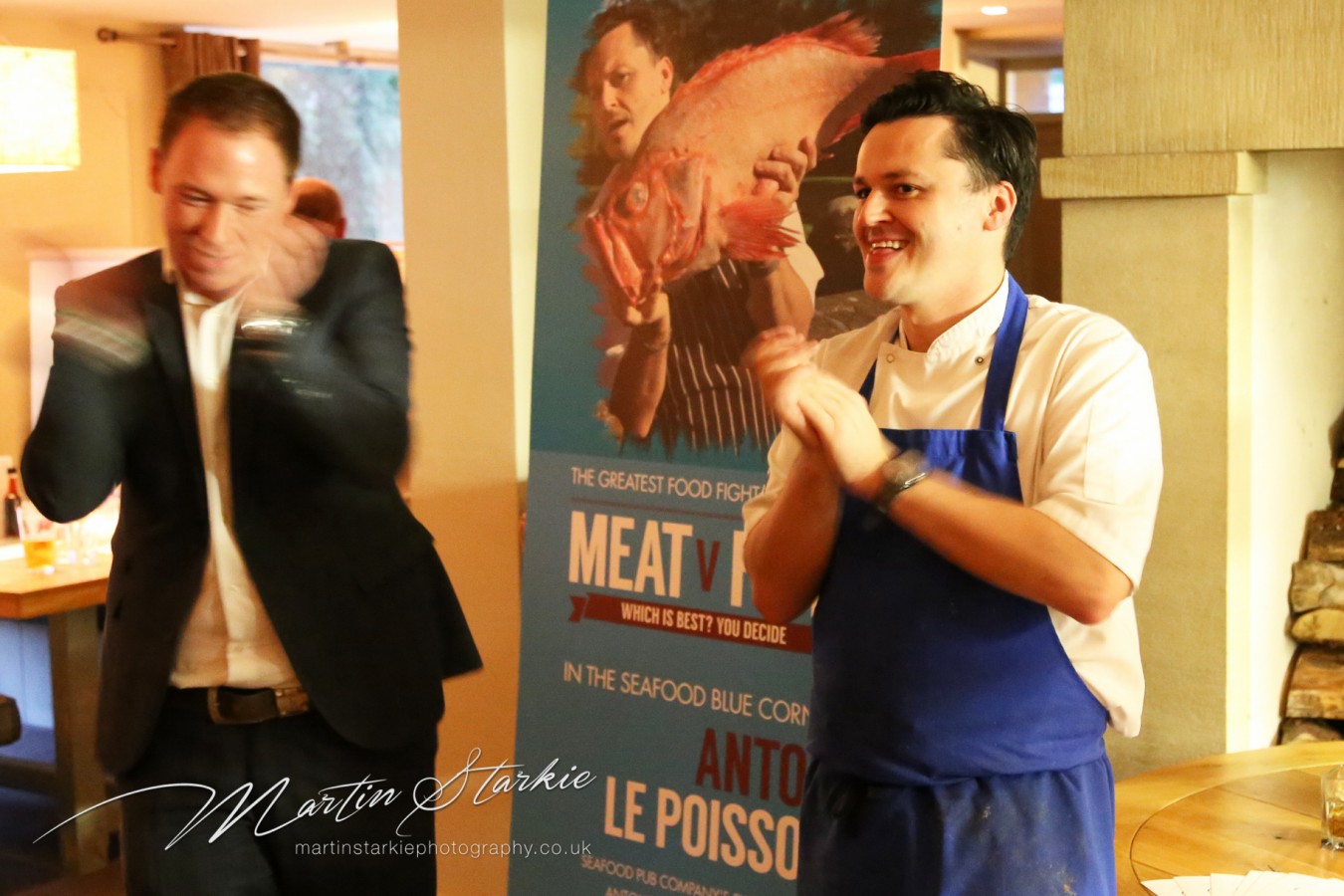 Martin Starkie Photography at Roaming Roosters Meat vs Fish