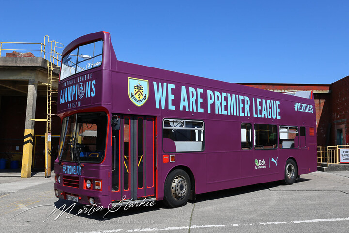 Burnley Bus Station - Burnley FC Champions open top